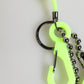 Dolce & Gabbana Green Springy Key Holder DG Logo Men's Keychain Womens