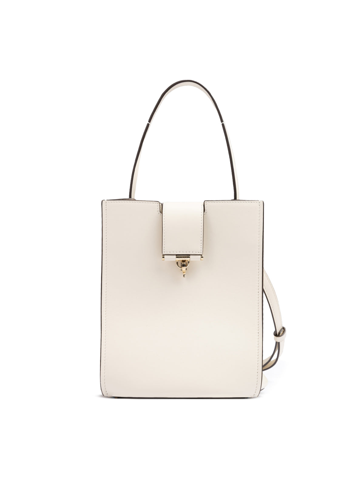 Giada White Leather Shoulder Bag Womens Shoulder Bag Mens Swim