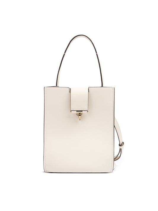 Giada White Leather Shoulder Bag Womens Shoulder Bag Mens Swim