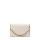 Giada Beige Leather Clutch Bag