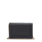 Giada Dark Grey Leather Clutch Bag