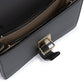 Giada Dark Grey Leather Clutch Bag