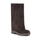 Casadei Brown Polyester Flat Boots
