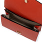 Giada Red Leather Clutch Bag