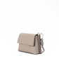 Giada Beige Grained Leather Crossbody Bag