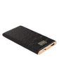 Dolce & Gabbana Black Leather Embossed Exotic 3000mAh  Power Bank Charger USB