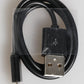Dolce & Gabbana Black Exoctic Leather Embossed 3000mAh Power Bank Charger USB