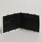 Dolce & Gabbana White Leather DG Crown Royals Bifold Card Holder Wallet