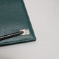 Dolce & Gabbana Green Leather DG Logo Engrave Men Bifold Card Holder Wallet