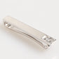 Dolce & Gabbana Silver Tone Brass Logo Branded Men Accessory Tie Clip Bar Mens Tie Clip
