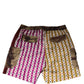 Dolce & Gabbana Multicolor Playing Card Camouflage Shorts Swimwear