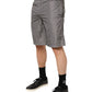 Dolce & Gabbana Light Gray Nylon Elastic Waist Shorts Swimwear Mens Shorts Mens Swim