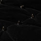 Dolce & Gabbana Black Cotton Quilted Studded Sleeve Hoodie Jacket
