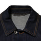 Dolce & Gabbana Indigo Blue Denim Slim Fit Logo Patch Jacket