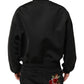Dolce & Gabbana Black Polyester Logo Plaque Bomber Jacket