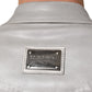 Dolce & Gabbana Metallic Gray Cotton Button Down Men Shirt