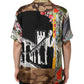 Dolce & Gabbana Multicolor Silk Opera Print Men Casual Shirt