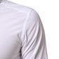 Dolce & Gabbana White GOLD Cotton Long Sleeves Dress Men Shirt
