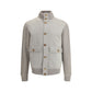 Brunello Cucinelli Suede Jacket Mens Jacket