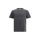 Golden Goose Gray Cotton T-Shirt Mens T-Shirt