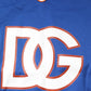 Dolce & Gabbana Blue Cotton DG Logo Mesh Jersey T-shirt Mens T-Shirt