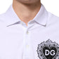 Dolce & Gabbana White Cotton DG Heart Logo Embroider T-shirt