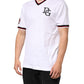 Dolce & Gabbana White #DGMillennials King Crown V-neck T-shirt