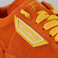 Dolce & Gabbana Orange Leather P.j. Tucker Men Sneakers Shoes