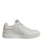 Dolce & Gabbana White Miami Leather Low Top Sneakers Shoes