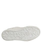 Dolce & Gabbana White Miami Leather Low Top Sneakers Shoes