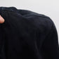 Dolce & Gabbana Dark Blue Suede Lambskin Blouson Jacket