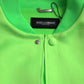 Dolce & Gabbana Neon Green Polyester Long Sleeves Men Bomber Jacket