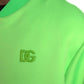Dolce & Gabbana Neon Green Polyester Long Sleeves Men Bomber Jacket