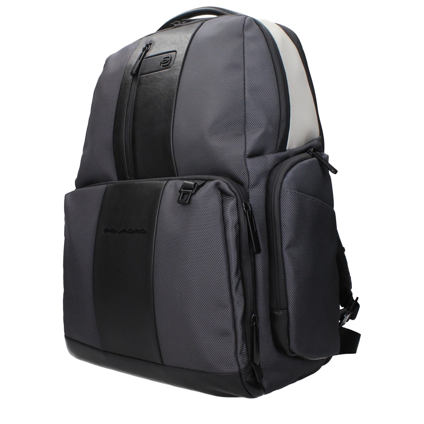 Piquadro Gray Nylon Backpack Mens Backpack