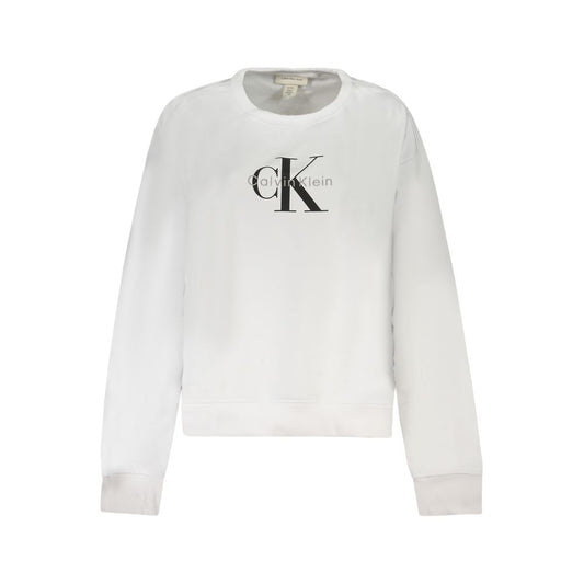 Calvin Klein White Cotton Sweatshirt