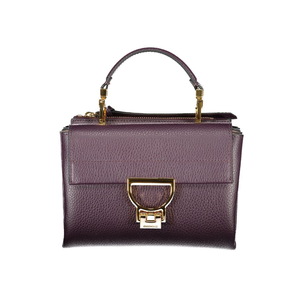 Coccinelle Purple Leather Handbag