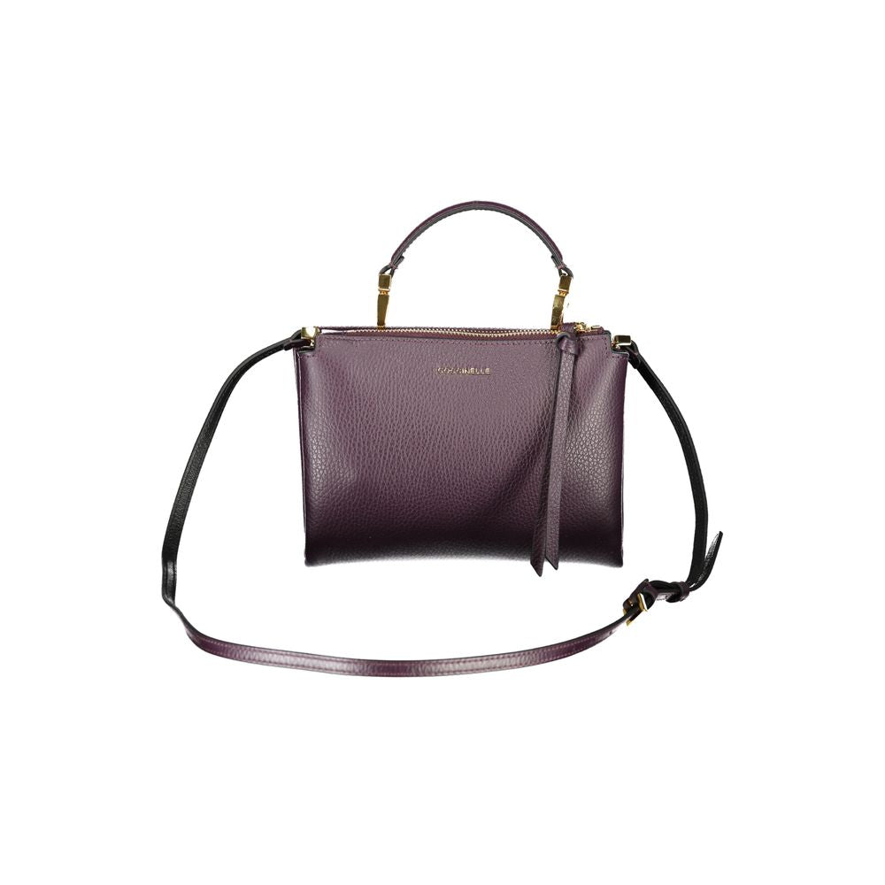 Coccinelle Purple Leather Handbag