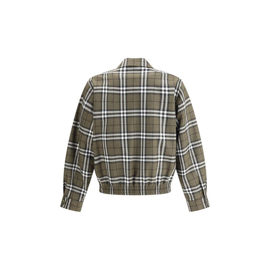 Burberry Check pattern wool Harrington Jacket Mens Jacket