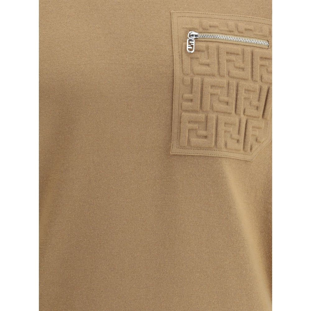 Fendi Sweater whit pocket Mens Sweater