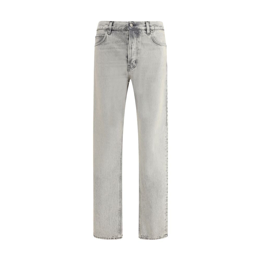 Haikure Blue Cotton Straight-Leg Jeans