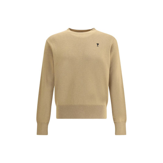 Ami Paris Pull Col Rond Ami De Coeur Mens Sweater