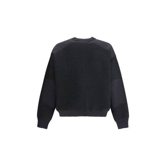 Y-3 Wool padded crew Sweater Mens Sweater
