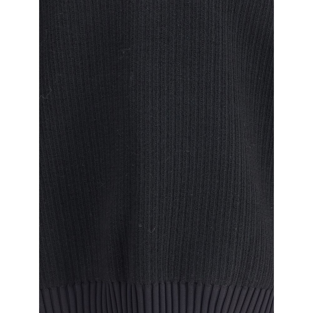 Y-3 Wool padded crew Sweater Mens Sweater