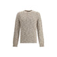 Dolce & Gabbana Shaved wool crew neck Sweater Mens Sweater