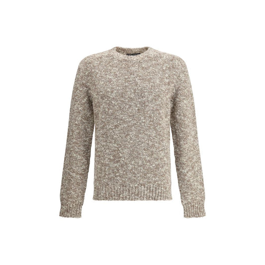 Dolce & Gabbana Shaved wool crew neck Sweater Mens Sweater