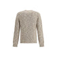 Dolce & Gabbana Shaved wool crew neck Sweater Mens Sweater