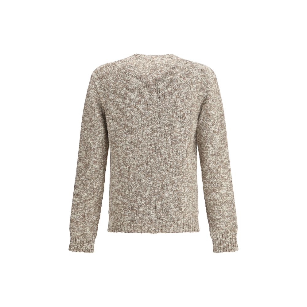 Dolce & Gabbana Shaved wool crew neck Sweater Mens Sweater