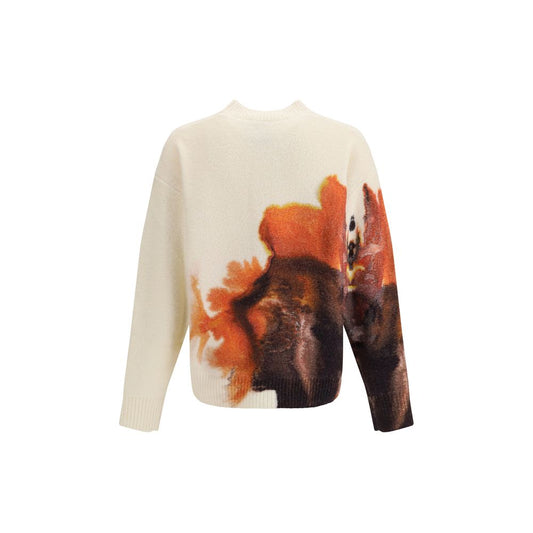Y-3 AOP Crew Sweater Mens Sweater