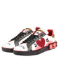 Dolce & Gabbana Multicolor Portofino Low Top Sneakers Shoes