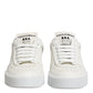 Dolce & Gabbana White Miami Leather Low Top Sneakers Shoes